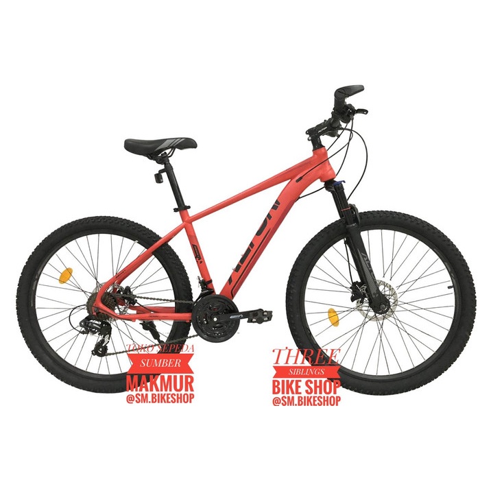 SEPEDA GUNUNG ALTON MOUNTAIN BIKE BEAST 2.0 27,5 INCH RED BEST SELLER