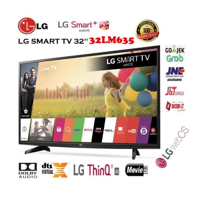 Smart Tv 32 Inch Lg 32Lm630 - Digital Tv Garansi Resmi Lg Termurah
