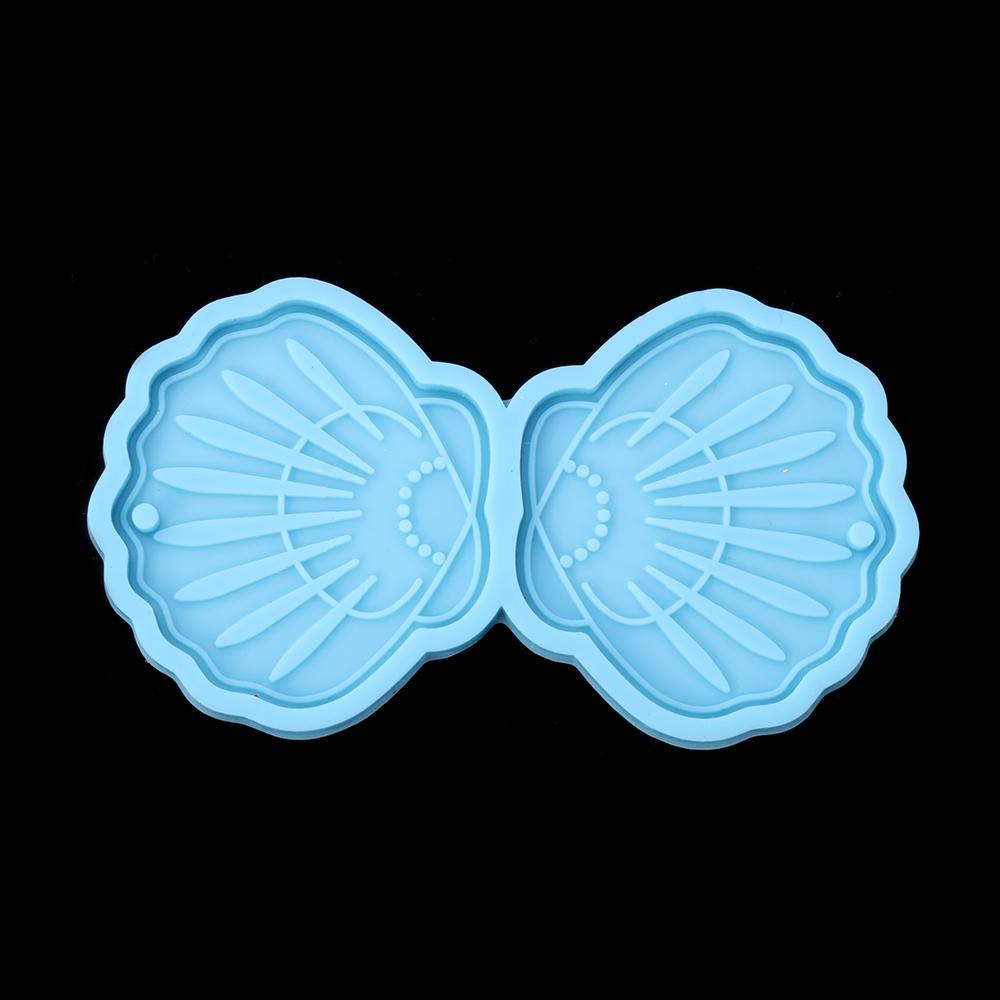 R-flower Earrings Resin Cetakan UV Epoxy Menjuntai Hewan Membuat Perhiasan Alat Bintang Laut Hipocpus Resin Silicone Mould