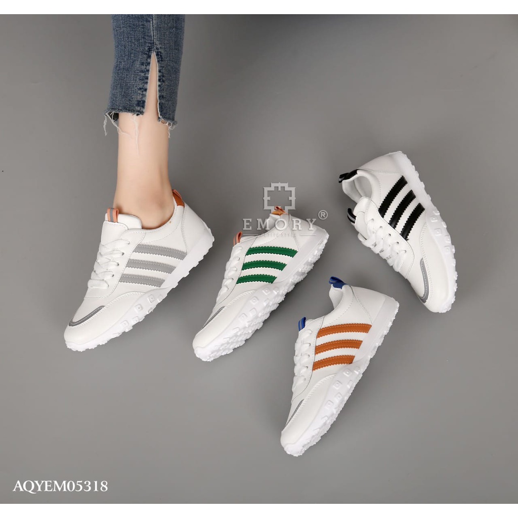 SEPATU SNEAKERS WANITA EMORYSTYLE Pavinna  AQYEMO 5318 MARBELAYUK