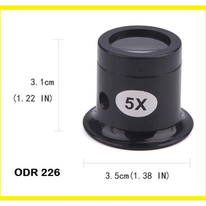 

Big Sale Magnifier Eyepiece 5X Kaca Pembesar Optik untuk Perhiasan Jam Tangan Big Sale