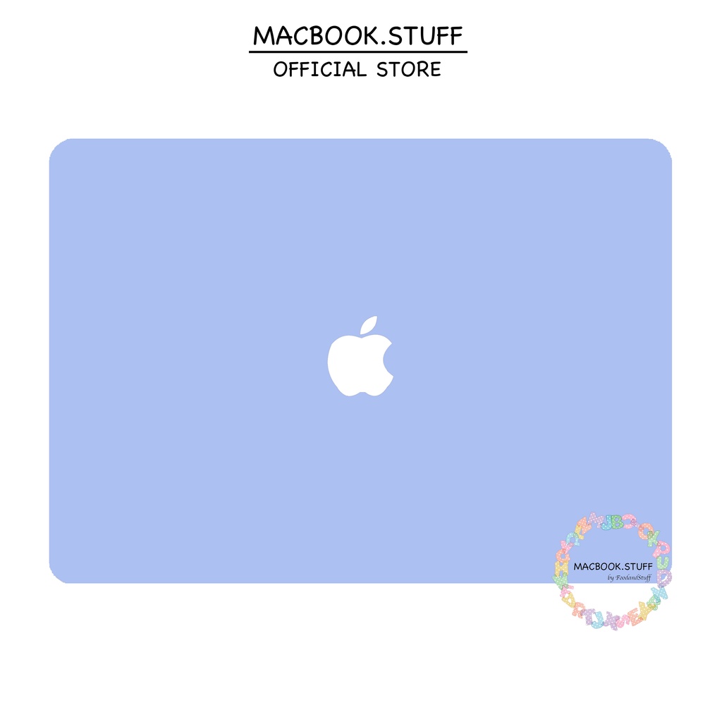 MACBOOK Case PASTEL BABYBLUE  NEW AIR PRO RETINA 11 12 13 14 15 16 INCH NON /  WITH CD ROOM / TOUCHBAR / TOUCH ID / M1 2020 2021 2022