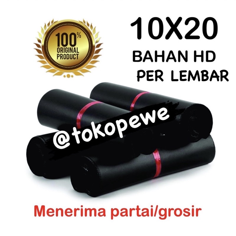 

[PER LEMBAR] plastik polymailer 10x20 HD