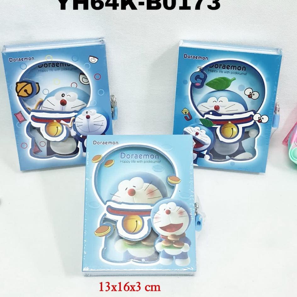 

[PRODUK HT0B9] ROYALE STATIONARY - Buku Diary 64K Karakter Kartun Note Book Dengan Kunci Gembok. BYM
