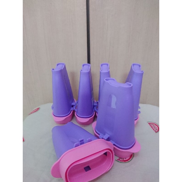 Ice Tups Tupperware (Dapat 6 pcs) / Cetakan Ice Cream/ Lolly Set