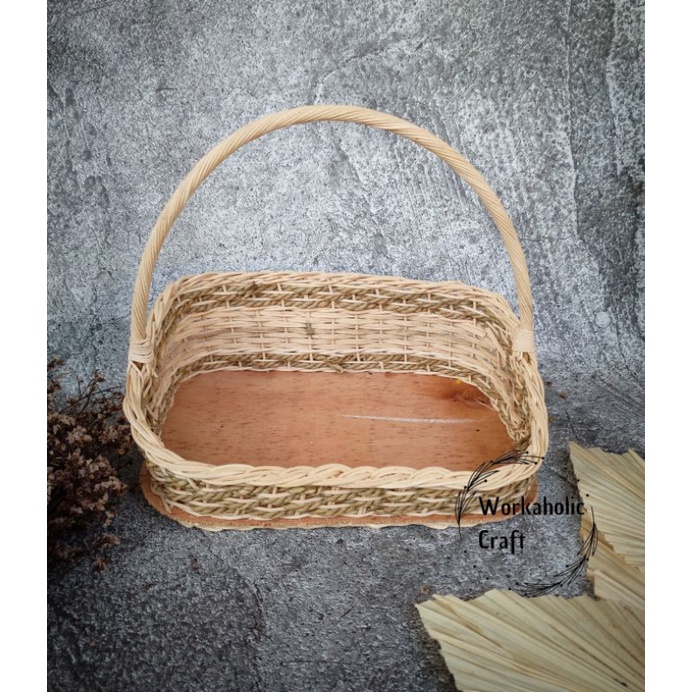 Termurah Keranjang Rotan Premium Box Hantaran Parcel Box Pernikahan Lamaran