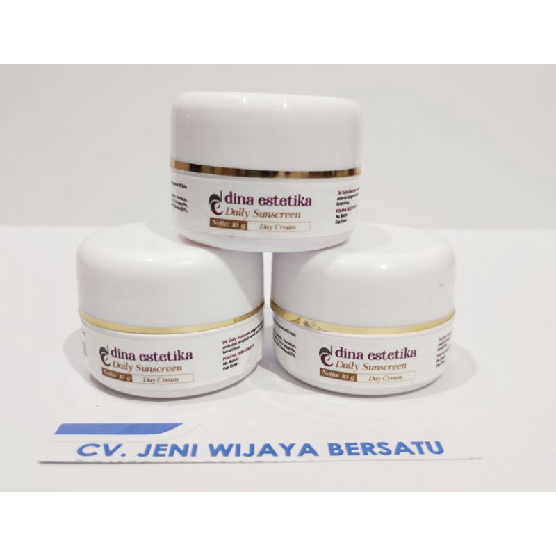 DAILY SUNSCREEN / DAY CREAM REGULAR / KRIM SIANG / SUNBLOCK / SUNSCREEN / DINA ESTETIKA