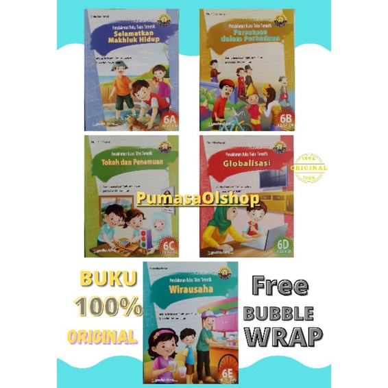 SERI PENDALAMAN BUKU TEMATIK (PBT) UNTUK SD/MI KELAS 6 TEMA 6A.6B.6C.6D.6E SEMESTER 1 K13