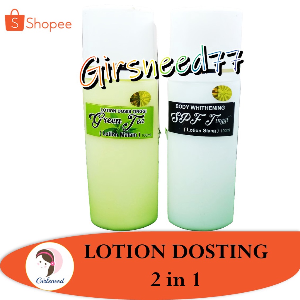 Lotion Dosting 2 in 1 GIRLSNEED77 Hand Body Lotion Dosis Tinggi