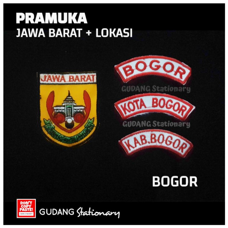 Emblem Jawa Barat + Lokasi Pramuka Bogor