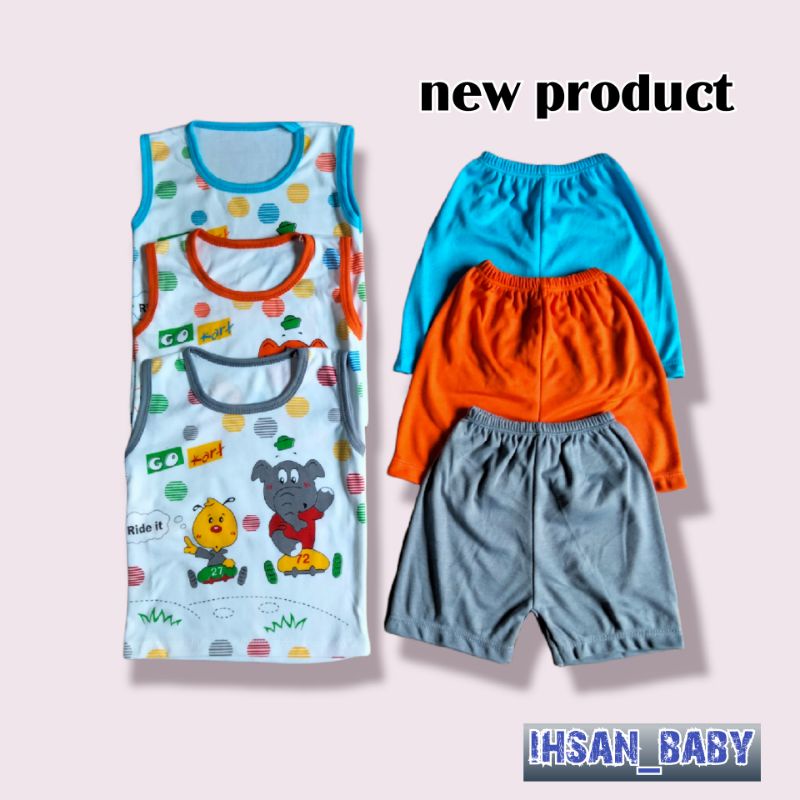 SETELAN SINGLET BAYI 6-18 BULAN