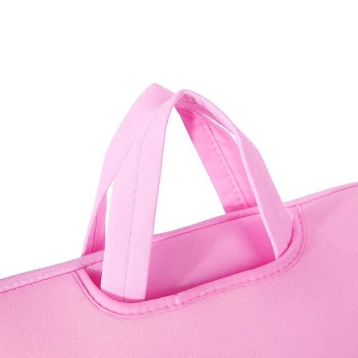 Tas Laptop Softcase Jinjing Foam Neoprene for Macbook 11 12 13 m1/m2 inch - Pink