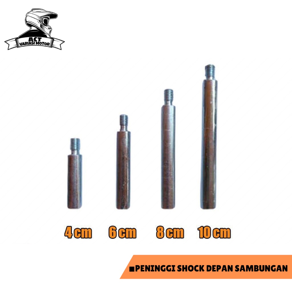 Peninggi Shock Depan Beat Sambungan Satu Set Tinggi 4 cm 6 cm 8 cm 10 cm Untuk Motor Matic dan Bebek