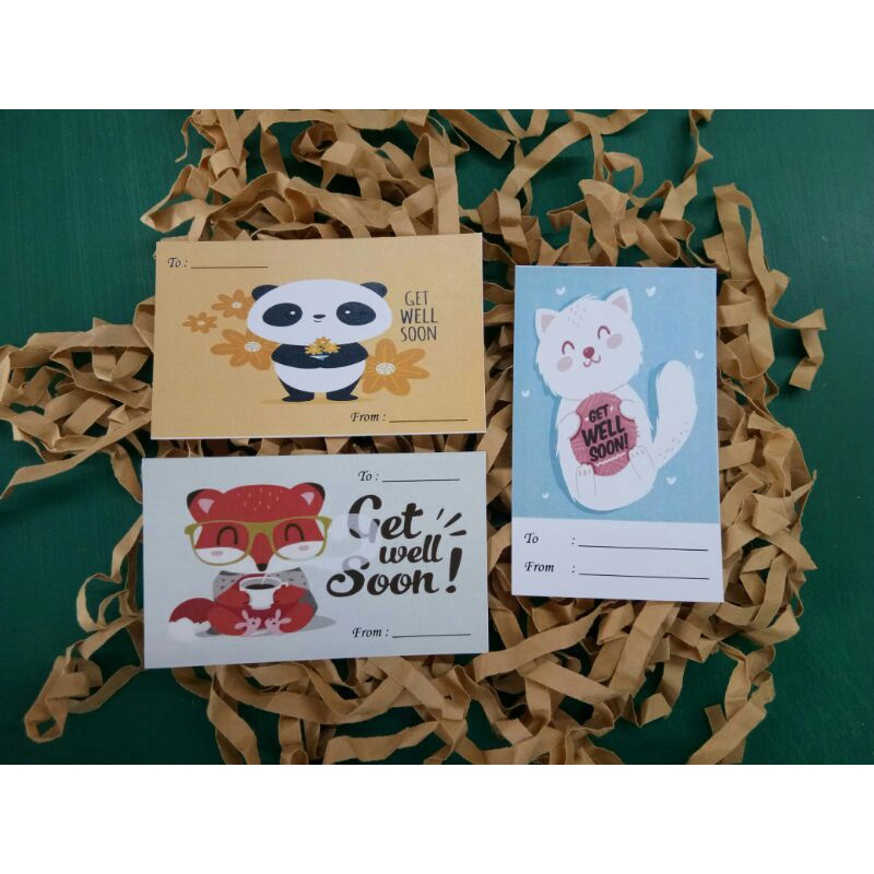 

kartu hampers get well soon 25 pcs