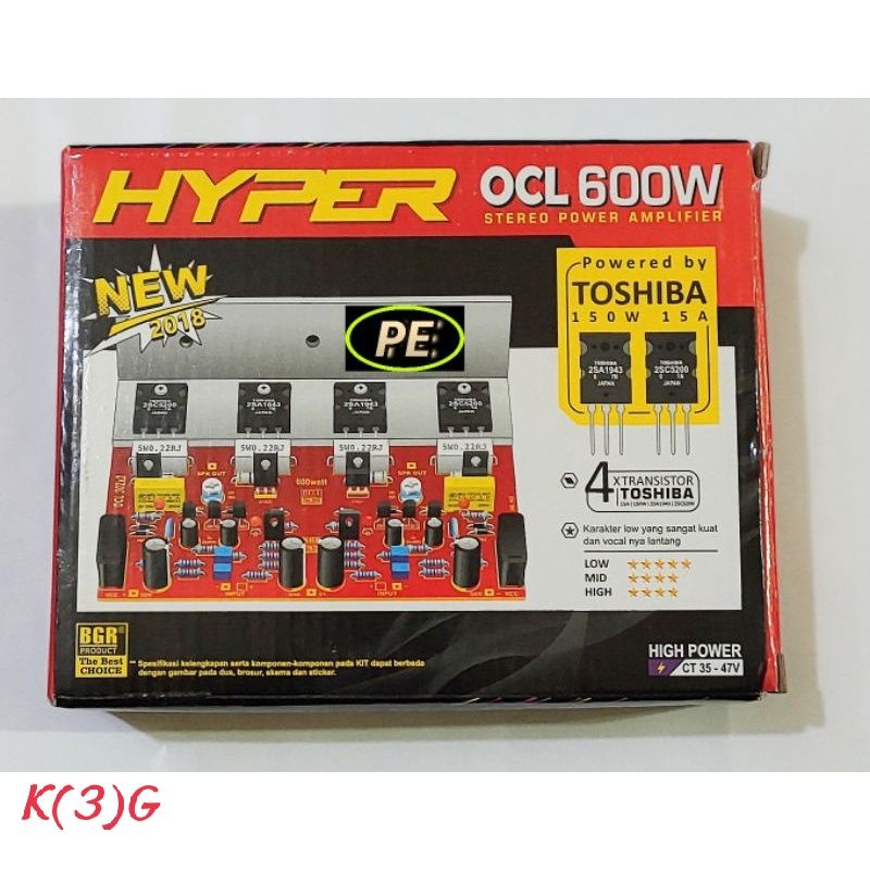 KIT HYPER OCL 600W STEREO BELL