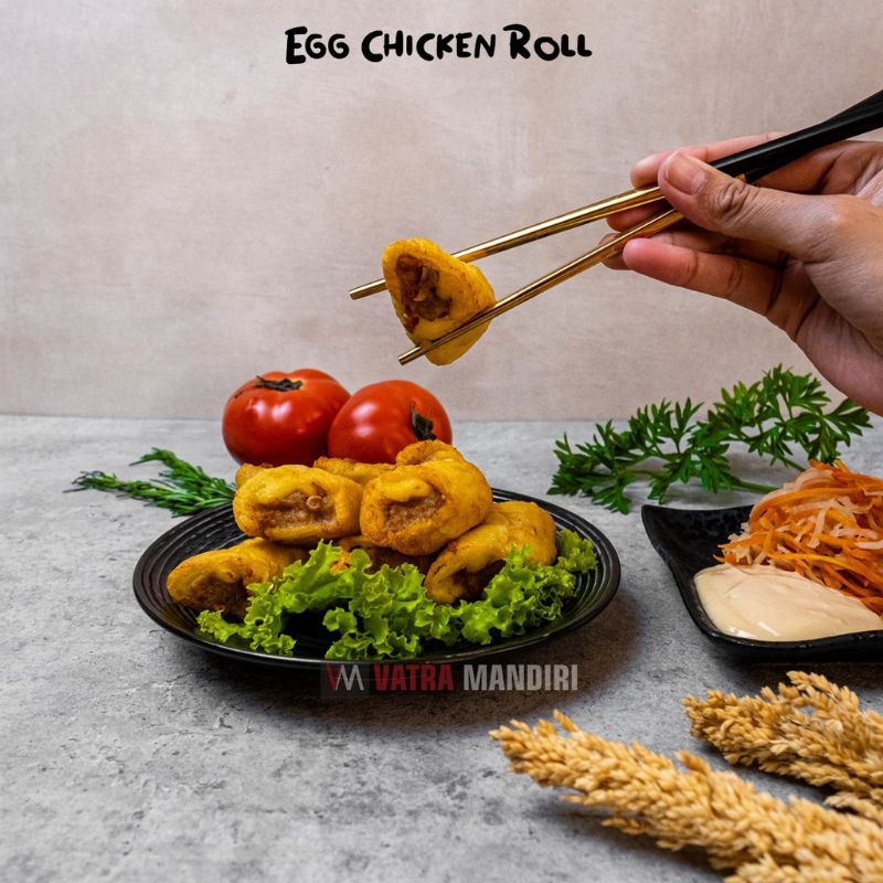 

Frozen Homemade Egg Chicken Roll