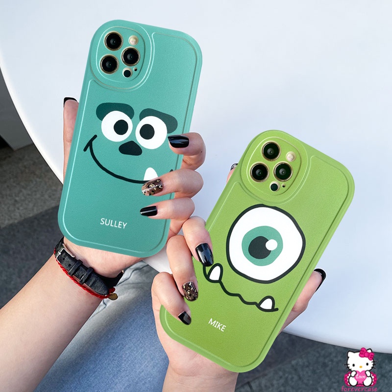 Soft Case TPU Motif Kartun Monster University Untuk IPhone XR 7Plus 8plus 12 13 11 Pro MAX XS MAX 8 7 6 6S Plus X SE 2020