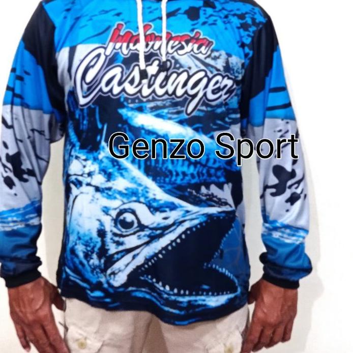Baju mancing Jersey mancing kaos mancing fresh water Toman gabus kerandang