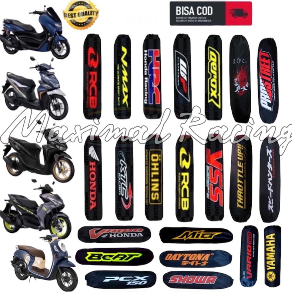 SARUNG SHOCK Breaker Bahan Tebal Waterproof | COVER SHOCK BREKER Honda/Yahama/NMAX/PCX/AEROX/XMAX/ohlins/yss/ktc-Sarung-shock-belakang