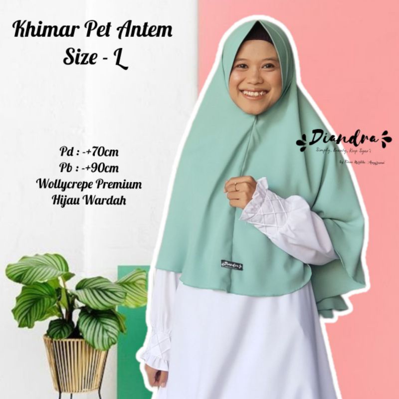 Diandra Hijab Size L Pet Wollycrepe