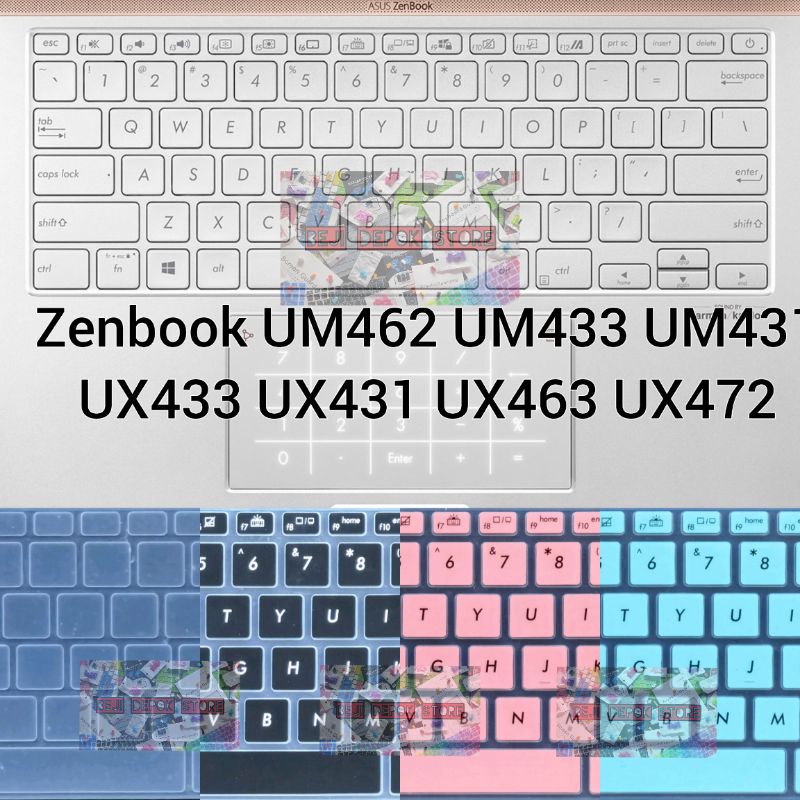 Keyboard Protector Asus Zenbook 14 UM462 UM431 UX462 UX431 UX433 UX433FN UX431 UX431FN UX434 UM431 Vivobookl S14 S431F S432