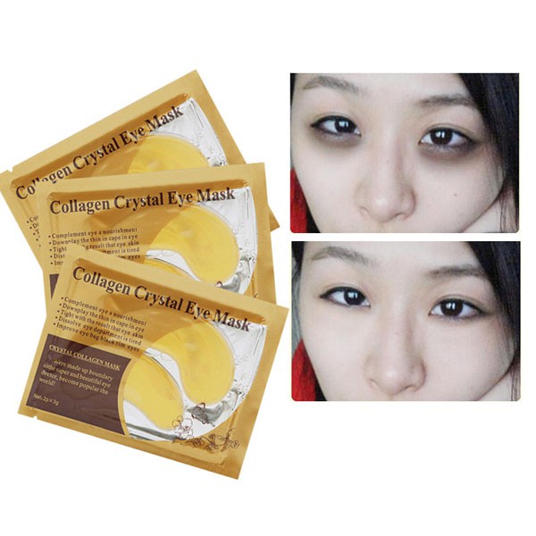 Masker Mata Crystal Collagen Gold / 24k Gold Collagen Crystal Eyebag Mask / TS-84