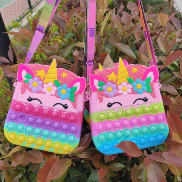 Tasgue - Tas Pop It Besar Tas Pop It Karakter Tas Selempang Pop It Tas Anak Tas Slempang Anak