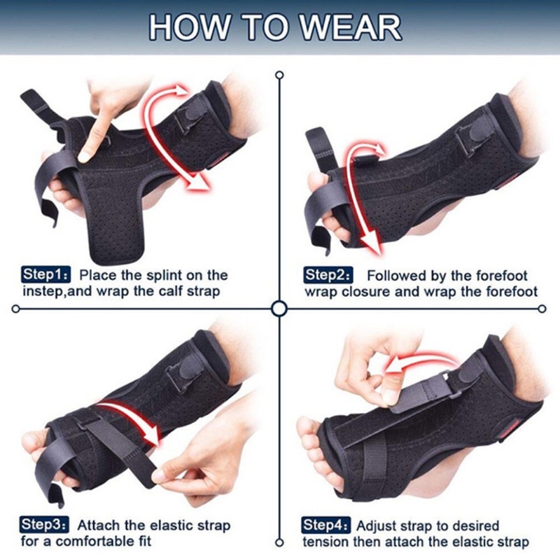 Strap Penyangga Plantar Fasciitis Orthosis Adjustable