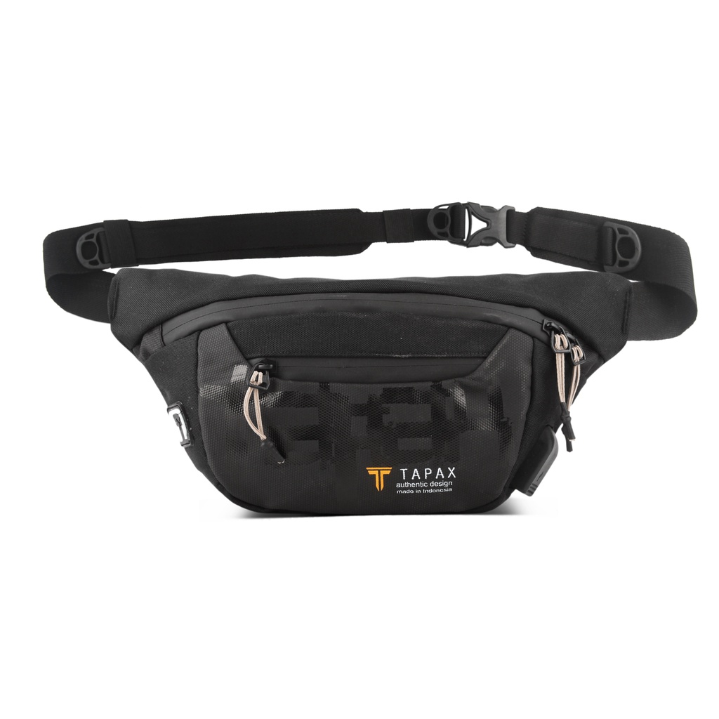 Waistbag USB Waterproof tapax murah berkualitas premium material