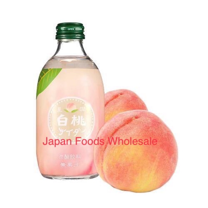 Tomomasu White Peach Cider / minuman impor / minuman jepang