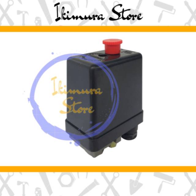 Otomatis Kompresor / Compressor/ Air Pressure Switch 1 Lubang (1 Way) / 4 Lubang (4 Way)