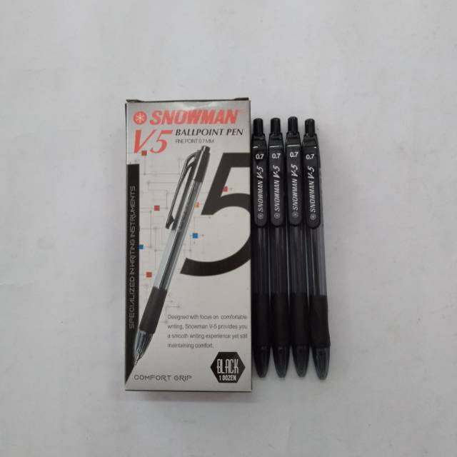 

Pulpen/Pena Snowman V5 0.7 mm
