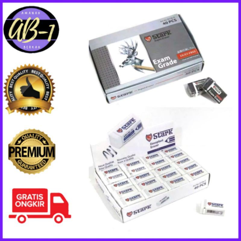 

40 PCS PENGHAPUS STARK / OPINI PENGHAPUS PENSIL