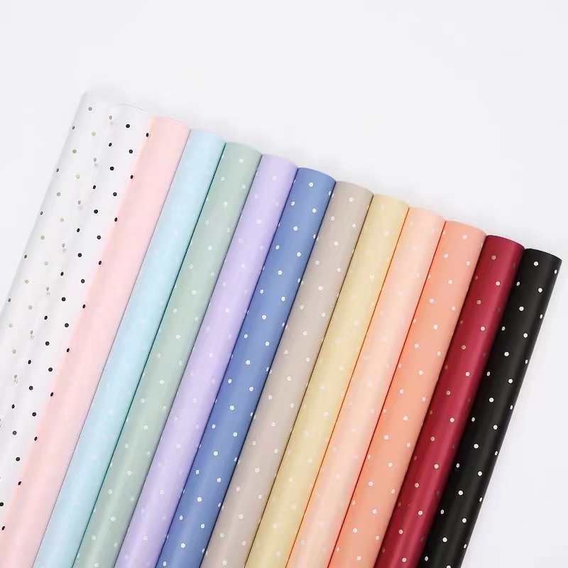 

Flower Wrapping Paper Polkadot / Kertas Buket ( bunga ) motif Polkadot