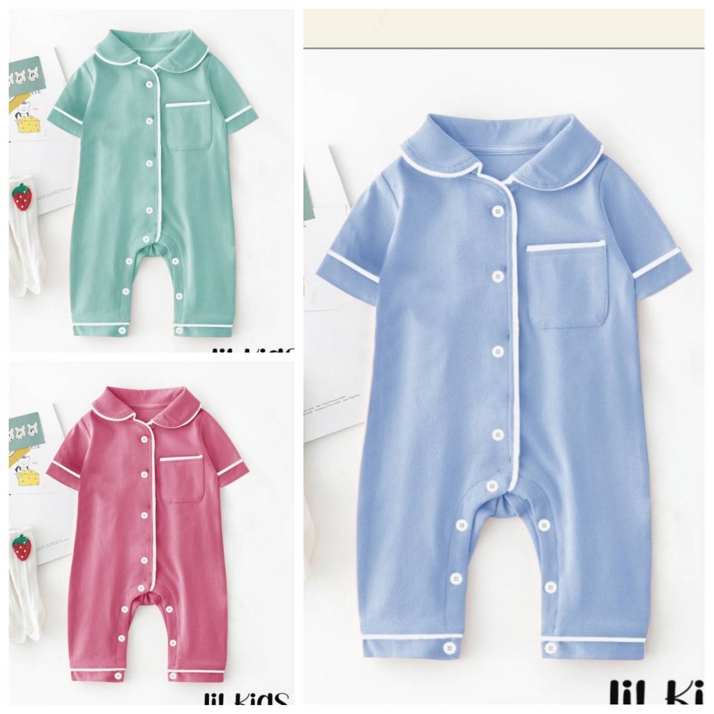 MO BJ61 JUMPER BAYI BABY SIZE NEWBORN-18BULAN katun toddler laki girl boy impor bagus