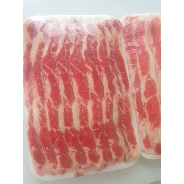 

sapi slice import us / beef slice shortplate / yoshinoya 500gr