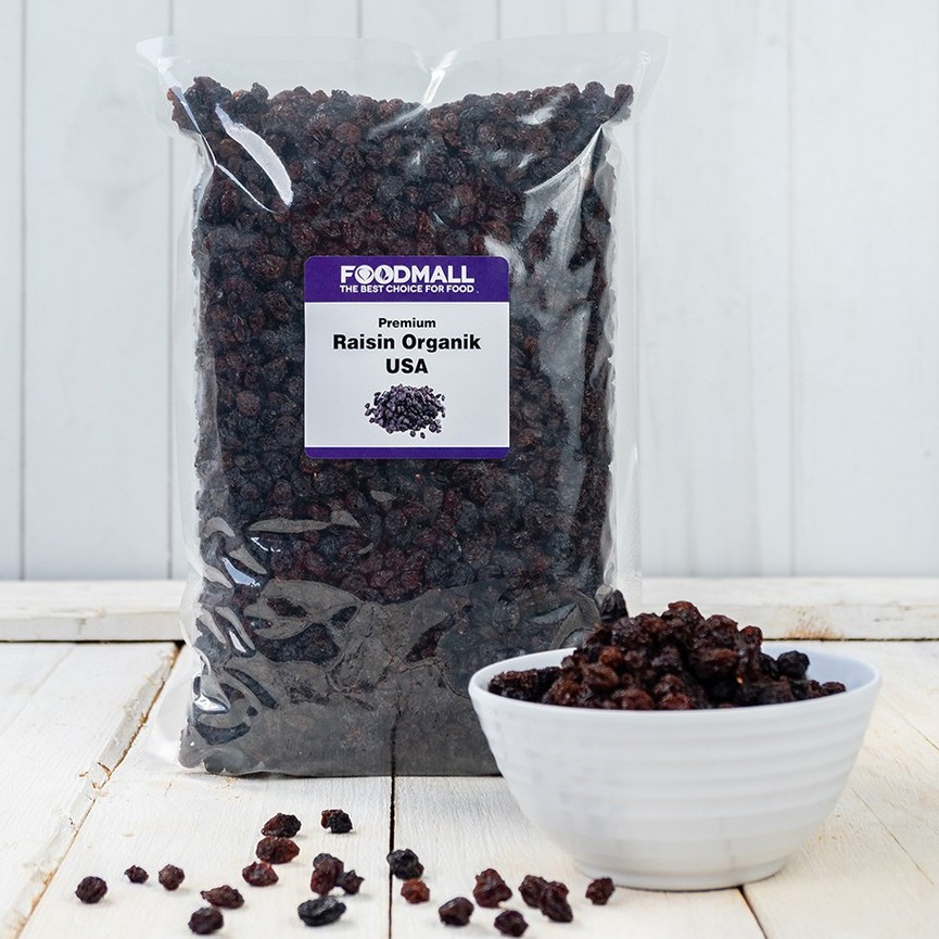 Kismis / Black Raisin Organic USA PREMIUM 1 Kg