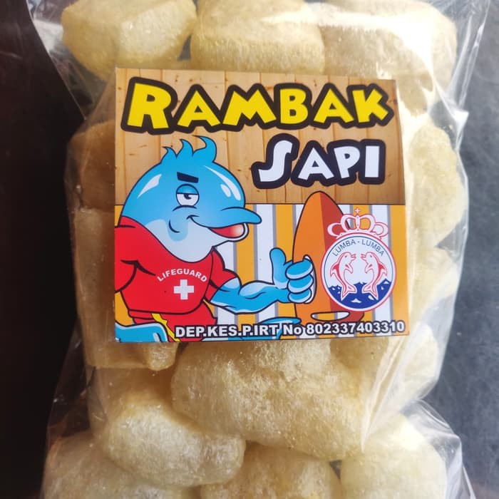 

Kerupuk Kulit Sapi Rambak Dorokdok Krecek Camilan Snack Original