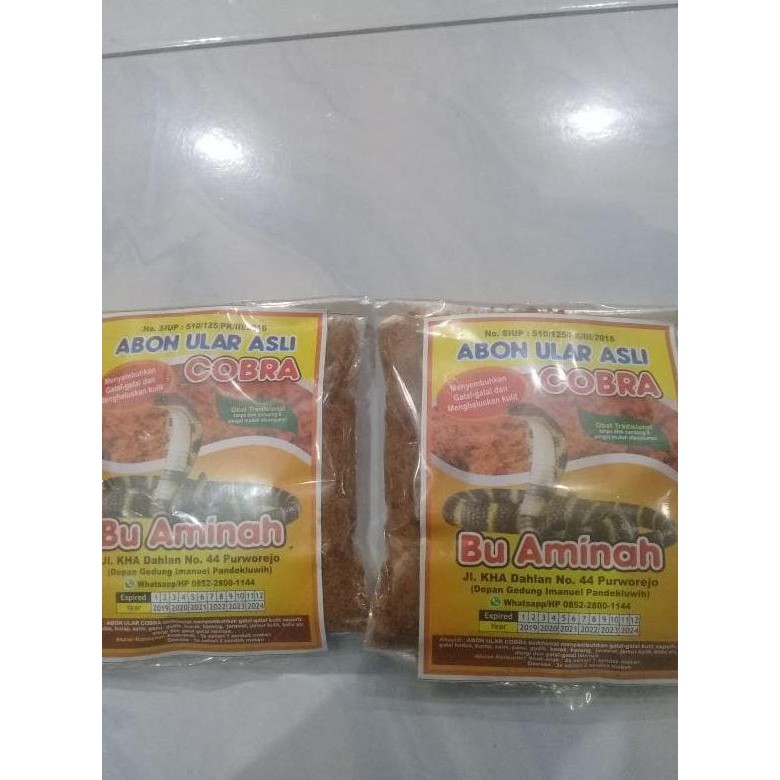 

BMT SHOP ABON ULAR COBRA ASLI IBU AMINAH MANTUL