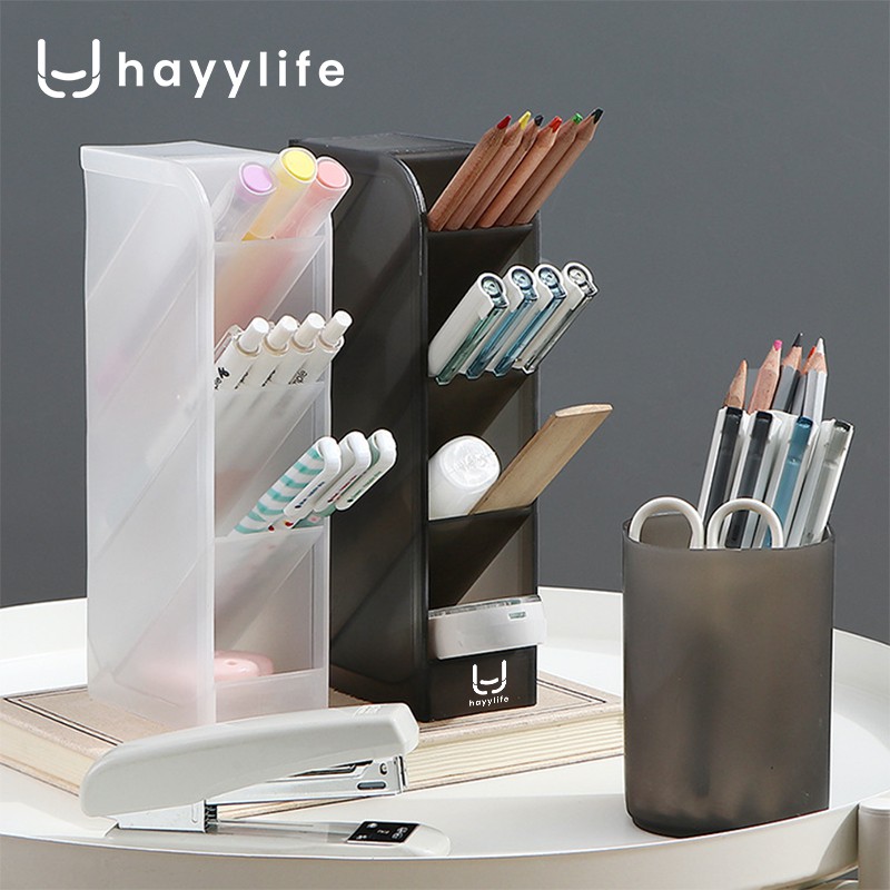 

HAYYLIFE BLACK HOLDER RAK PEN PENSIL MARKER 4 SUSUN HB-DF-603