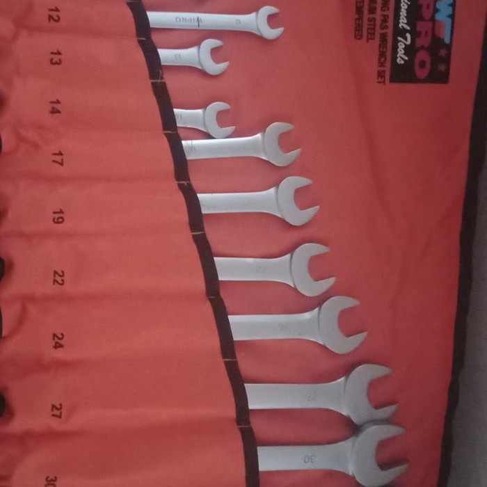 Kunci Ring Pas Set 14Pcs 8-32mm Wipro Satin