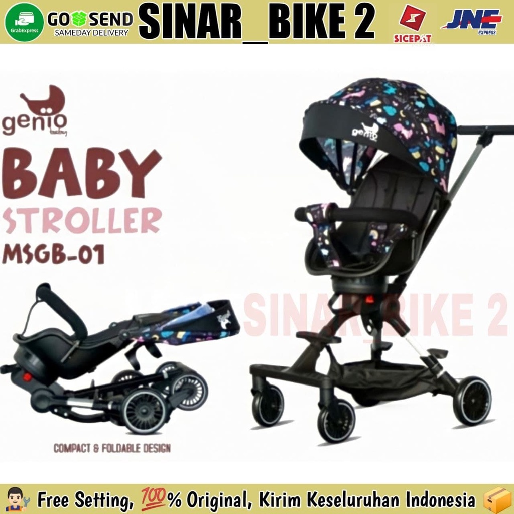 Magic Stoller  GENIO MSGB 01 Kursi Putar Kereta Dorong Baby