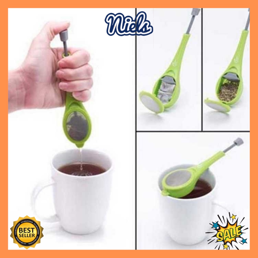 Filter Saringan Teh Infuser - Hijau