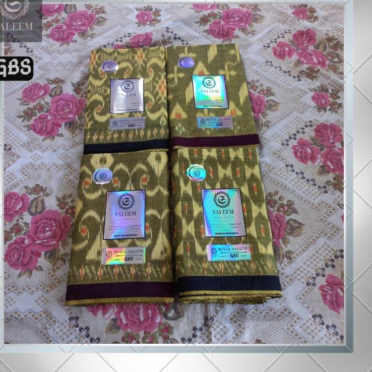 SALEE.. BOTOL SALEEM GBS - JAHITAN TENGAH - TENUN ATBM - SARUNG GOYOR - GOYOR ATBM