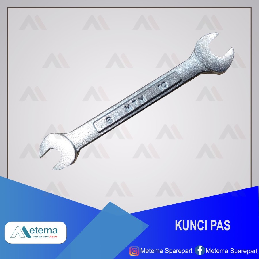 Spanner / Kunci Pas Set (isi 5 pcs) Metema Original.