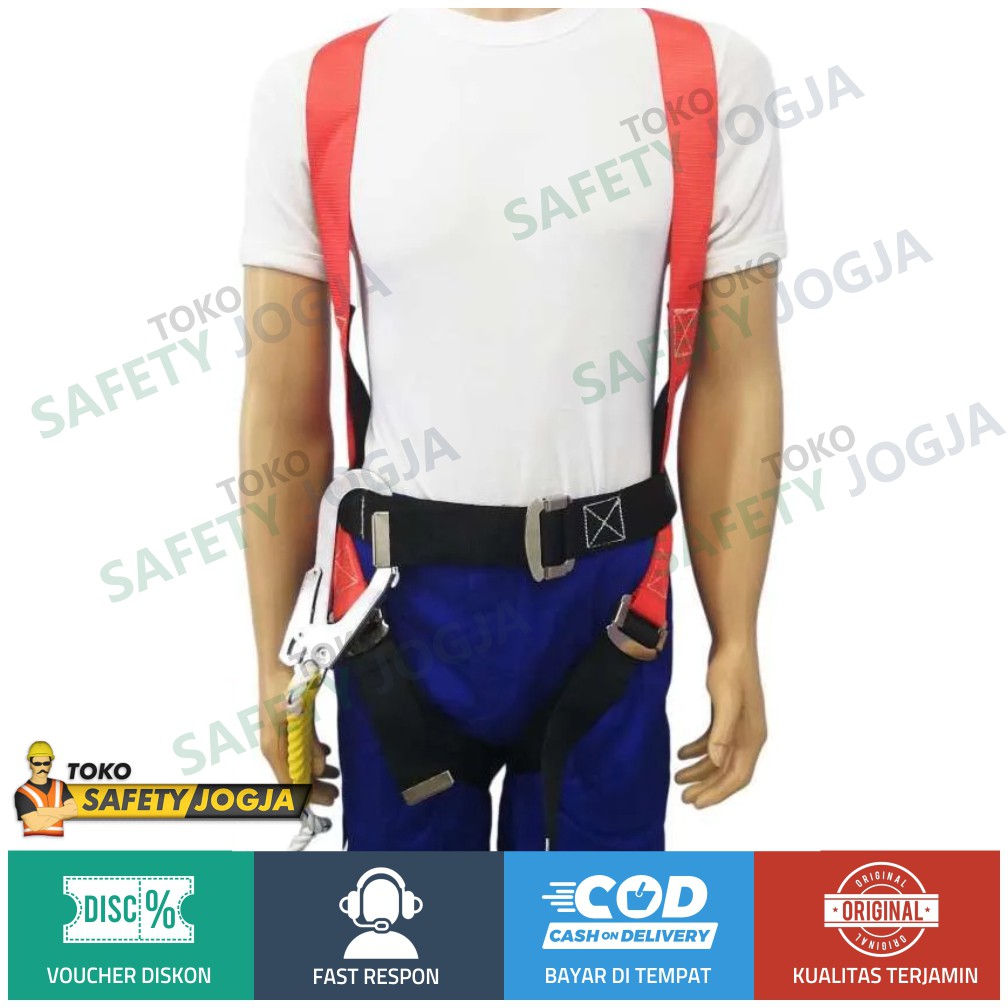 Sabuk Pengaman Panjat Tebing / Body Harness / Belt Safety Legion Single Hook