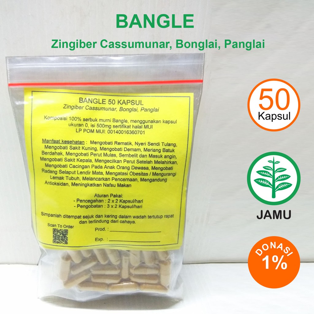 

KAPSUL BANGLE Rematik Cacingan Antioksidan Obesitas Sakit Kuning Nyeri Sendi Tulang Sembelit