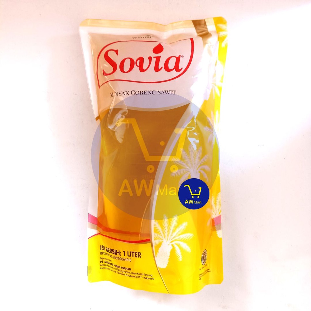 [GRAB/GOJEK!]  MINYAK GORENG SOVIA 1 LITER - MINYAK GORENG SAWIT