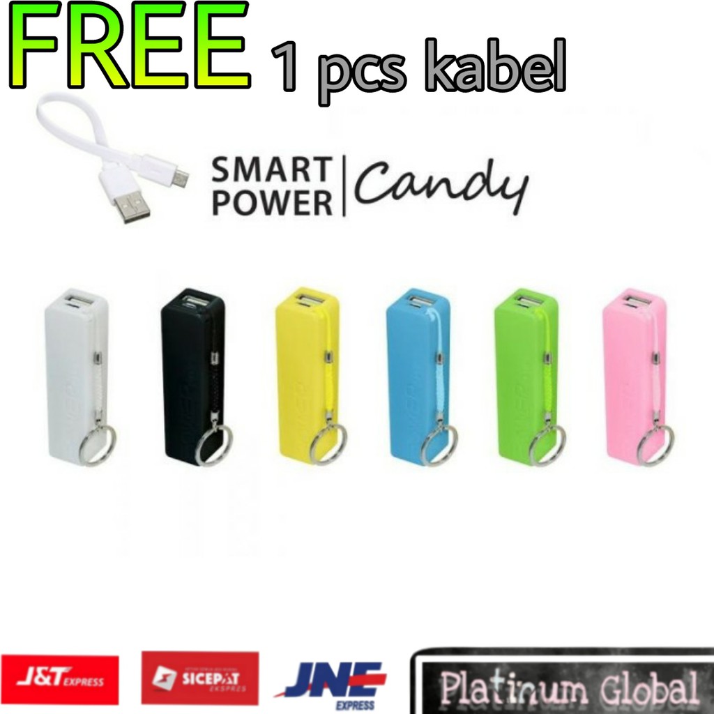 Powerbank Candy Powerbank Mini Power Bank Mini Samsung Xiaomi Vi