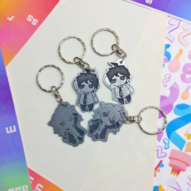 DANGANRONPA ALUMINUM KEYCHAIN HINATA HAJIME KOMAEDA